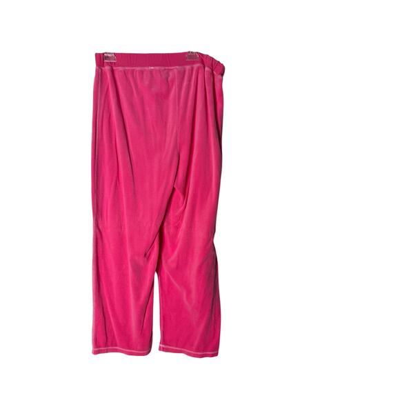 JA Studio Vintage Y2K Pink Velour 2pc Track Suit Women's Large - Picture 8 of 8
